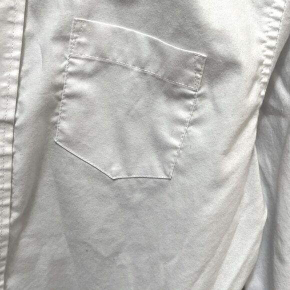 Chaps White Button Down Dress Shirt - Picture 3 of 4